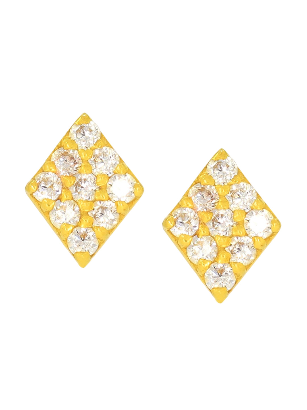 

BHIMA 22K Hallmark 916 Purity Yellow Gold Stone Stud