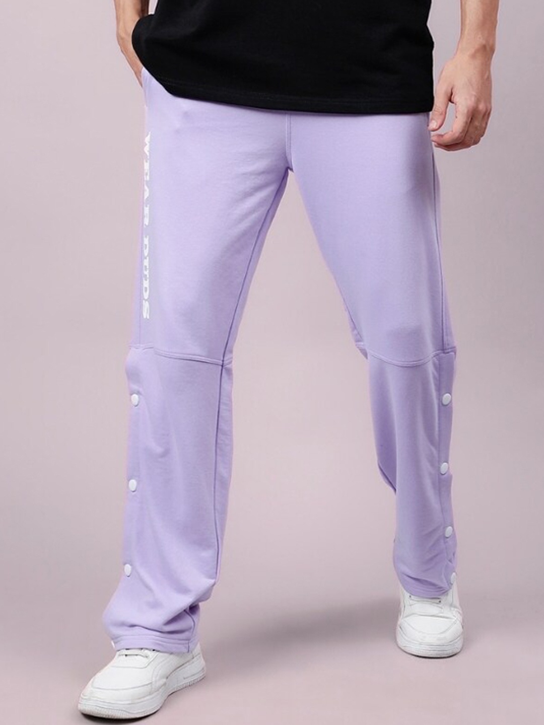 

WEARDUDS Men Relaxed-Fit Track Pant, Lavender