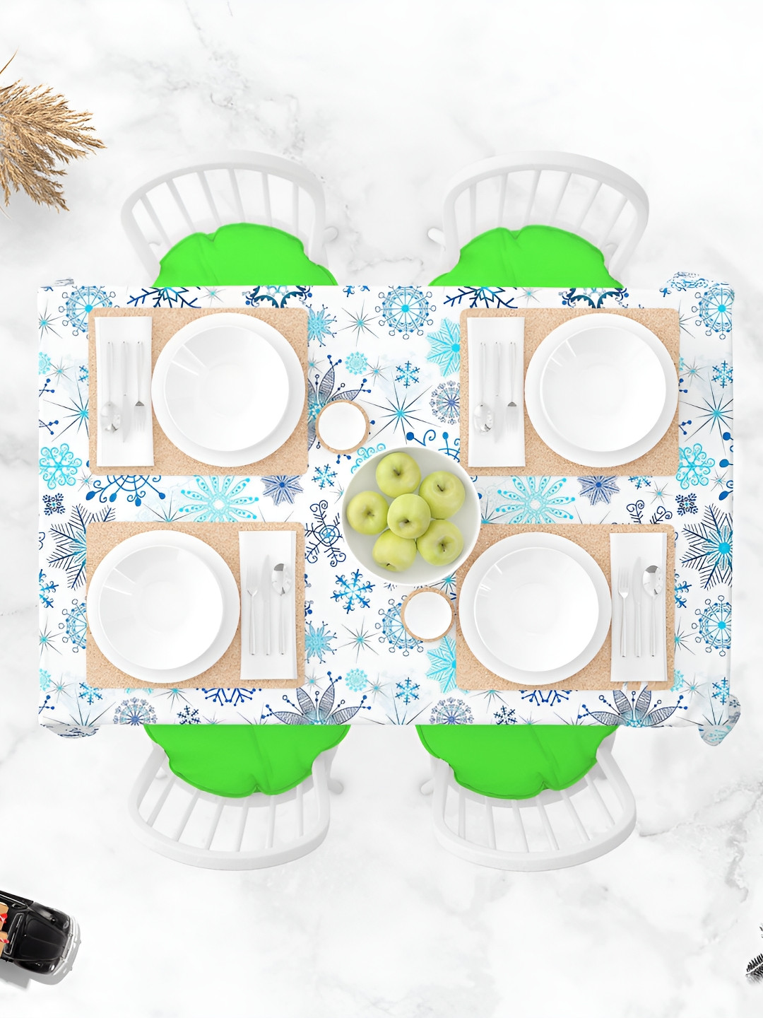 

ArtzFolio Multicoloured Anti-Slip 6-Seater Table Cover, Multi