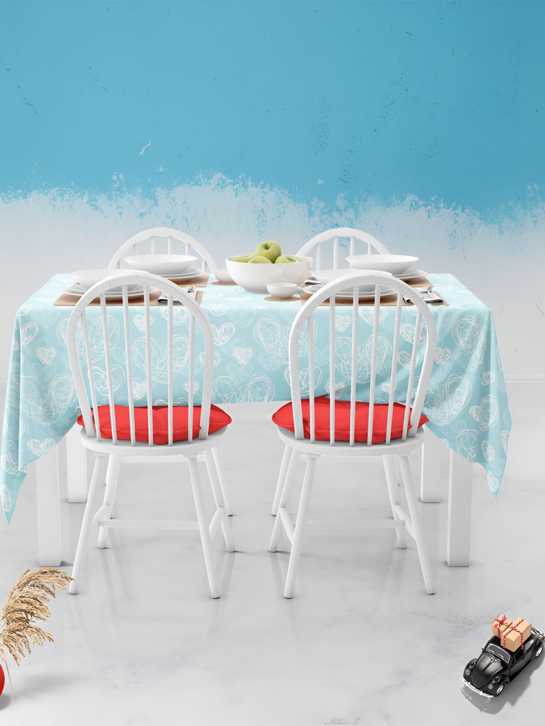 

ArtzFolio Multicoloured Anti-Slip 8-Seater Table Cover, Multi