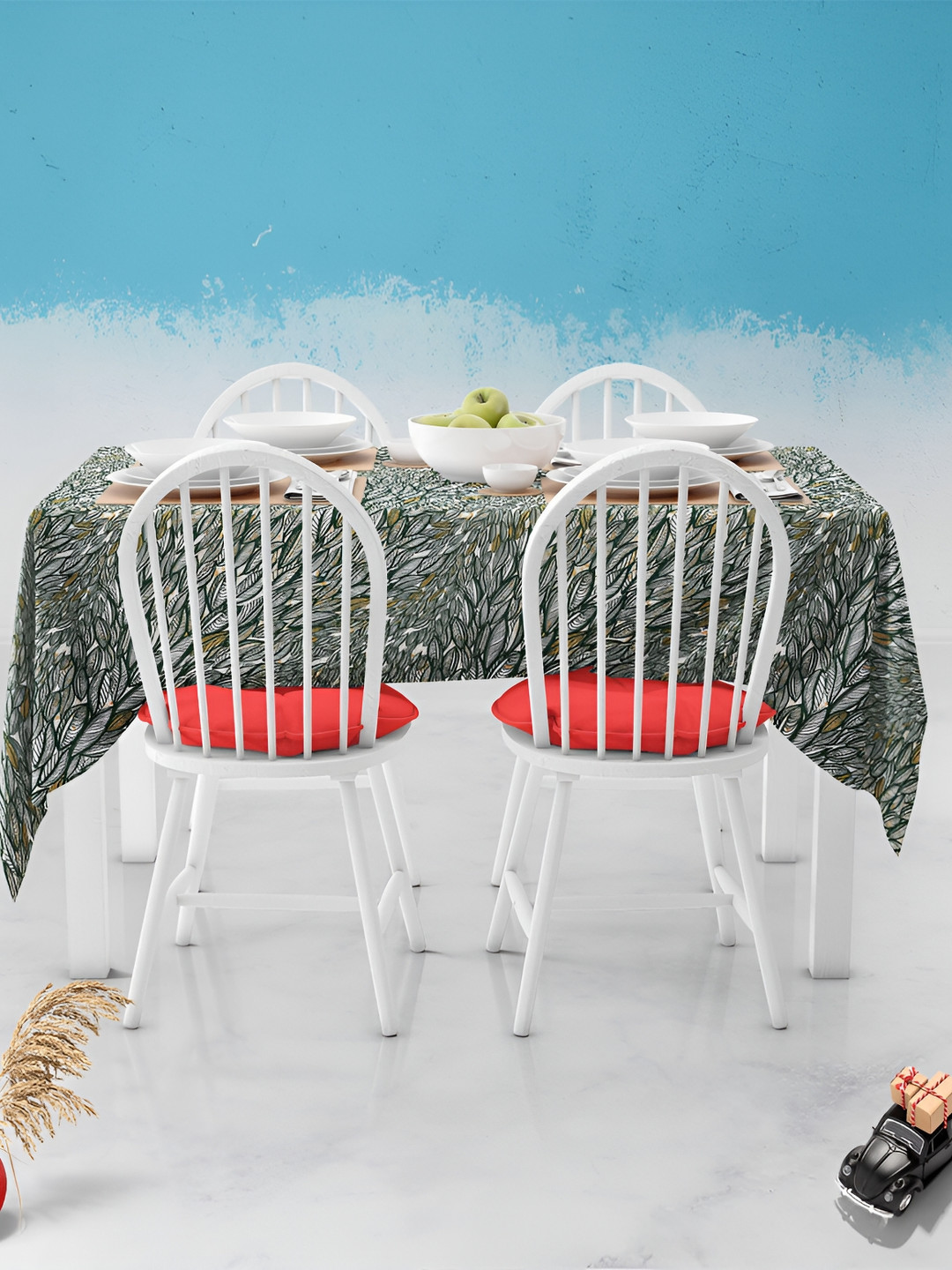 

ArtzFolio Multicoloured Anti-Slip 8-Seater Table Cover, Multi