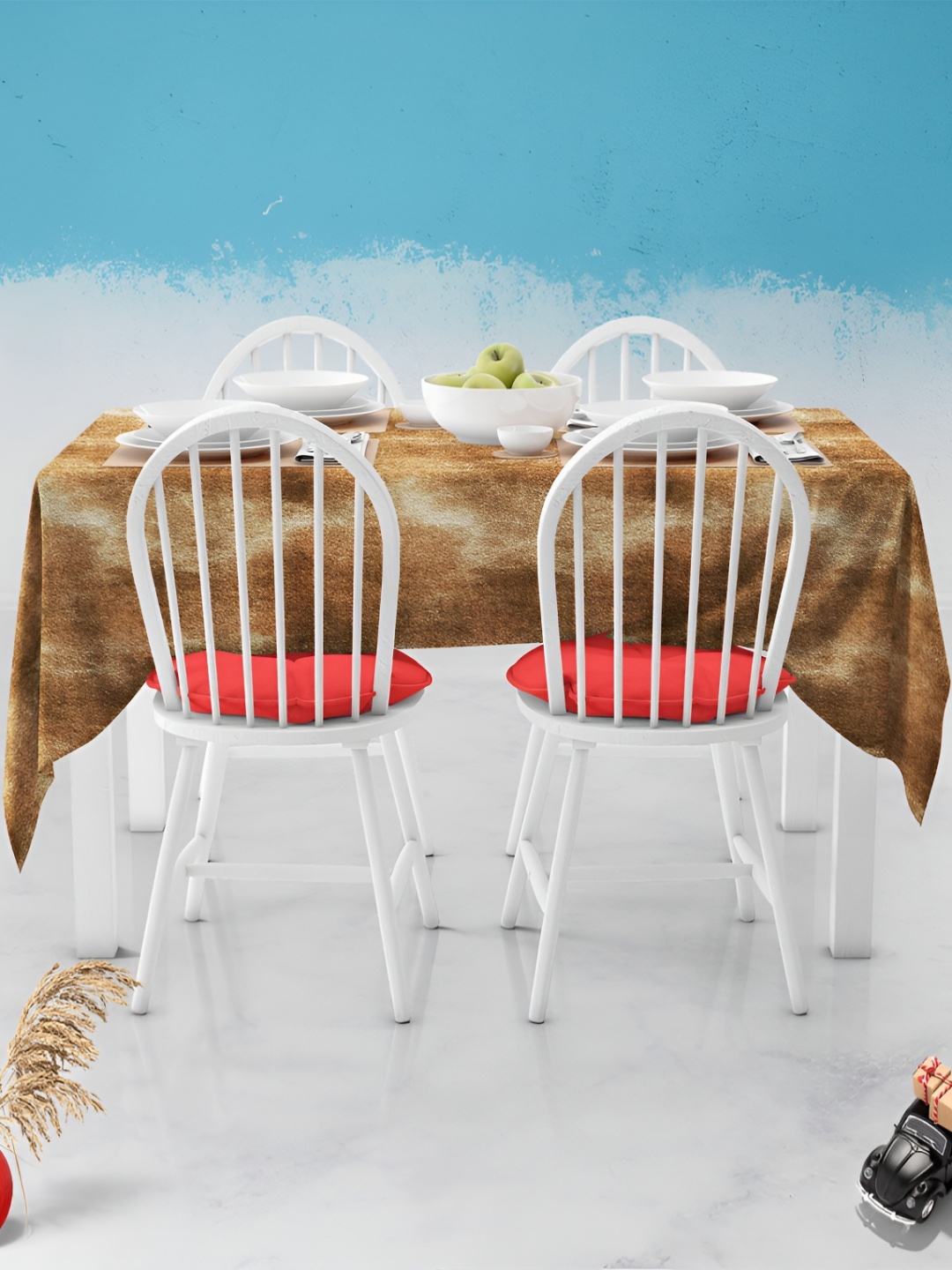 

ArtzFolio Multicoloured Anti-Slip 8-Seater Table Cover, Multi
