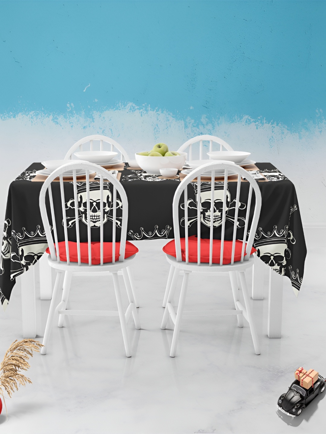 

ArtzFolio Multicoloured Anti-Slip 4-Seater Table Cover, Multi