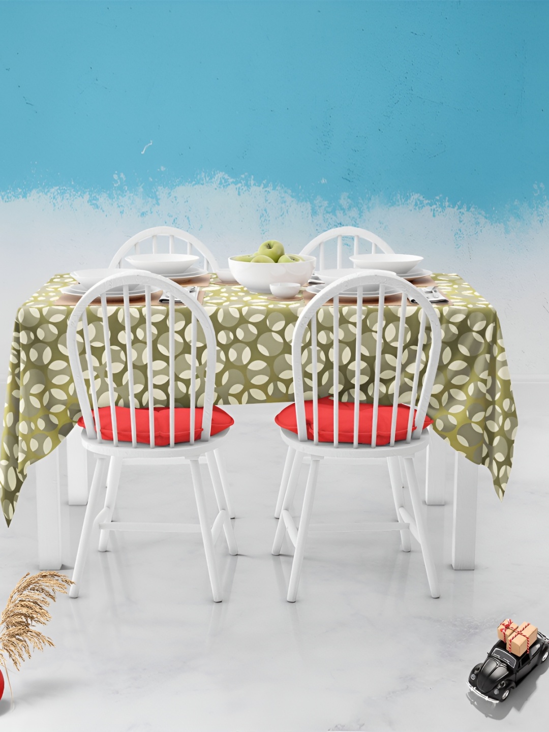

ArtzFolio Multicoloured Anti-Slip 6-Seater Table Cover, Multi