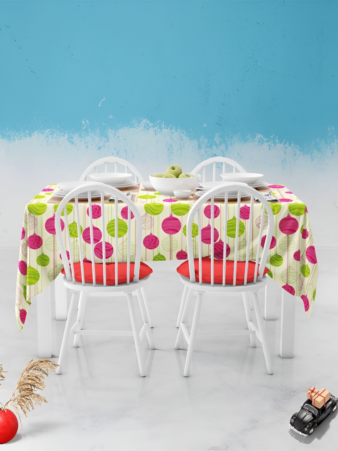 

ArtzFolio Multicoloured Anti-Slip 8-Seater Table Cover, Multi