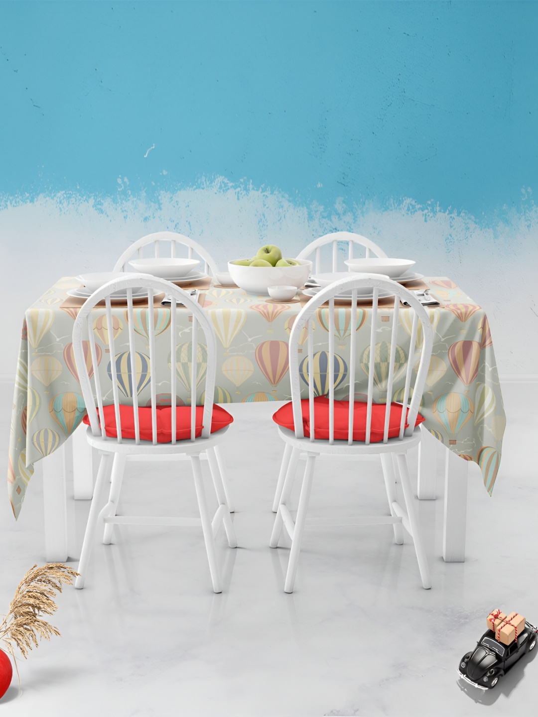 

ArtzFolio Multicoloured Anti-Slip 8-Seater Table Cover, Multi