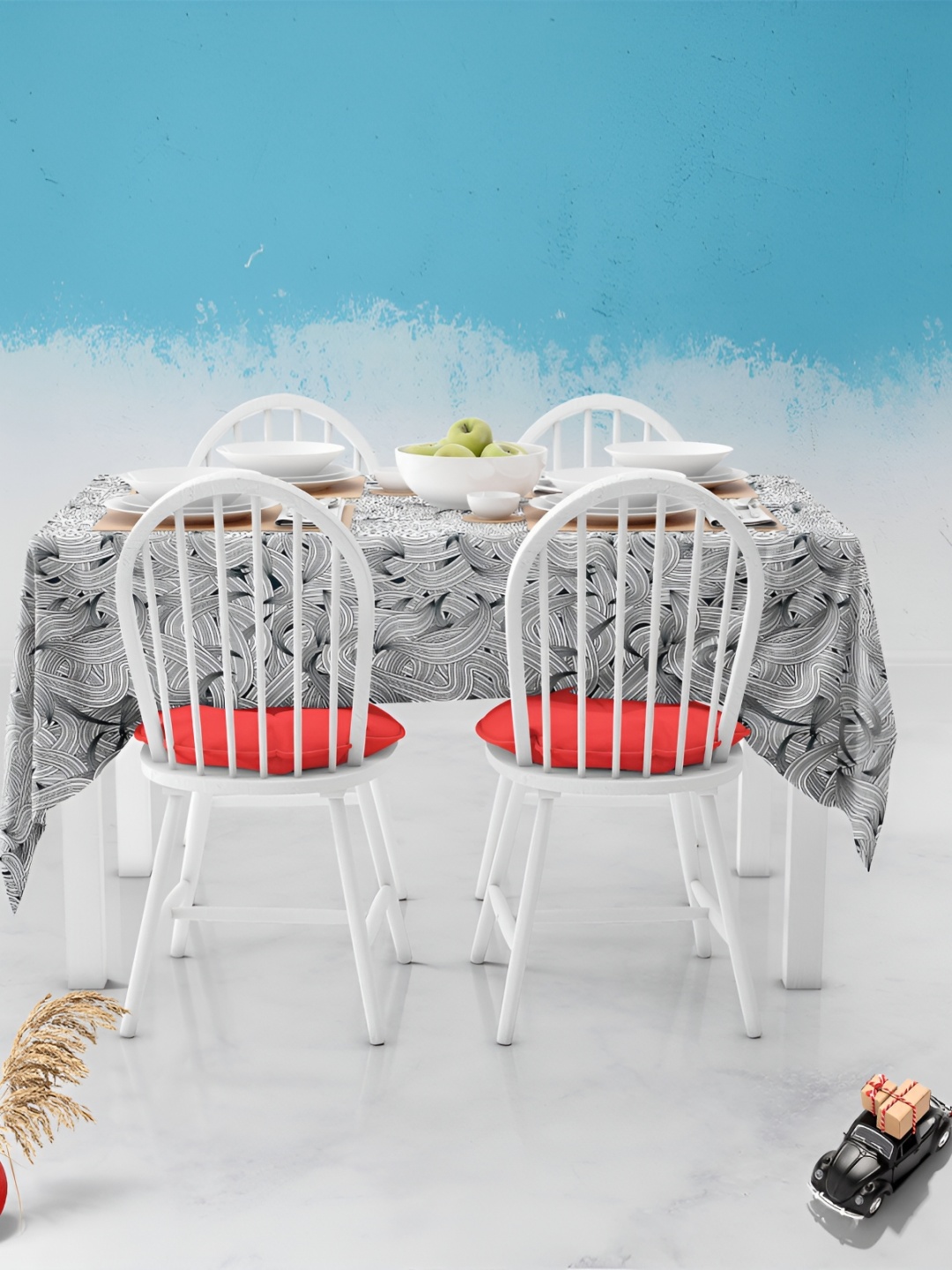 

ArtzFolio Multicoloured Anti-Slip 8-Seater Table Cover, Multi