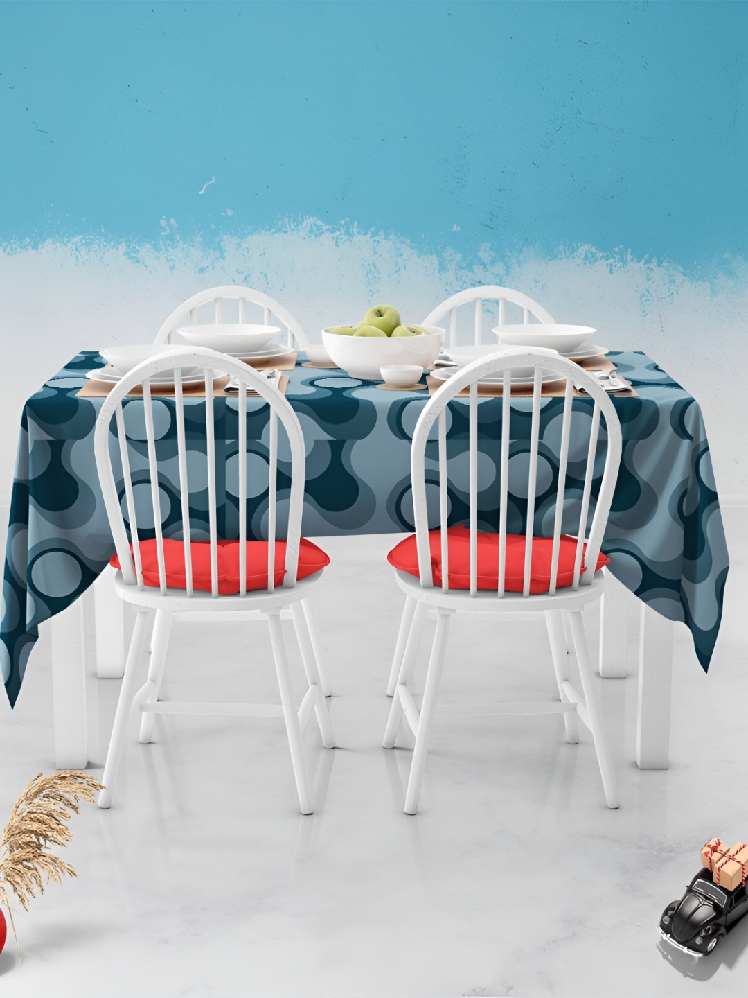 

ArtzFolio Multicoloured Anti-Slip 6-Seater Table Cover, Multi