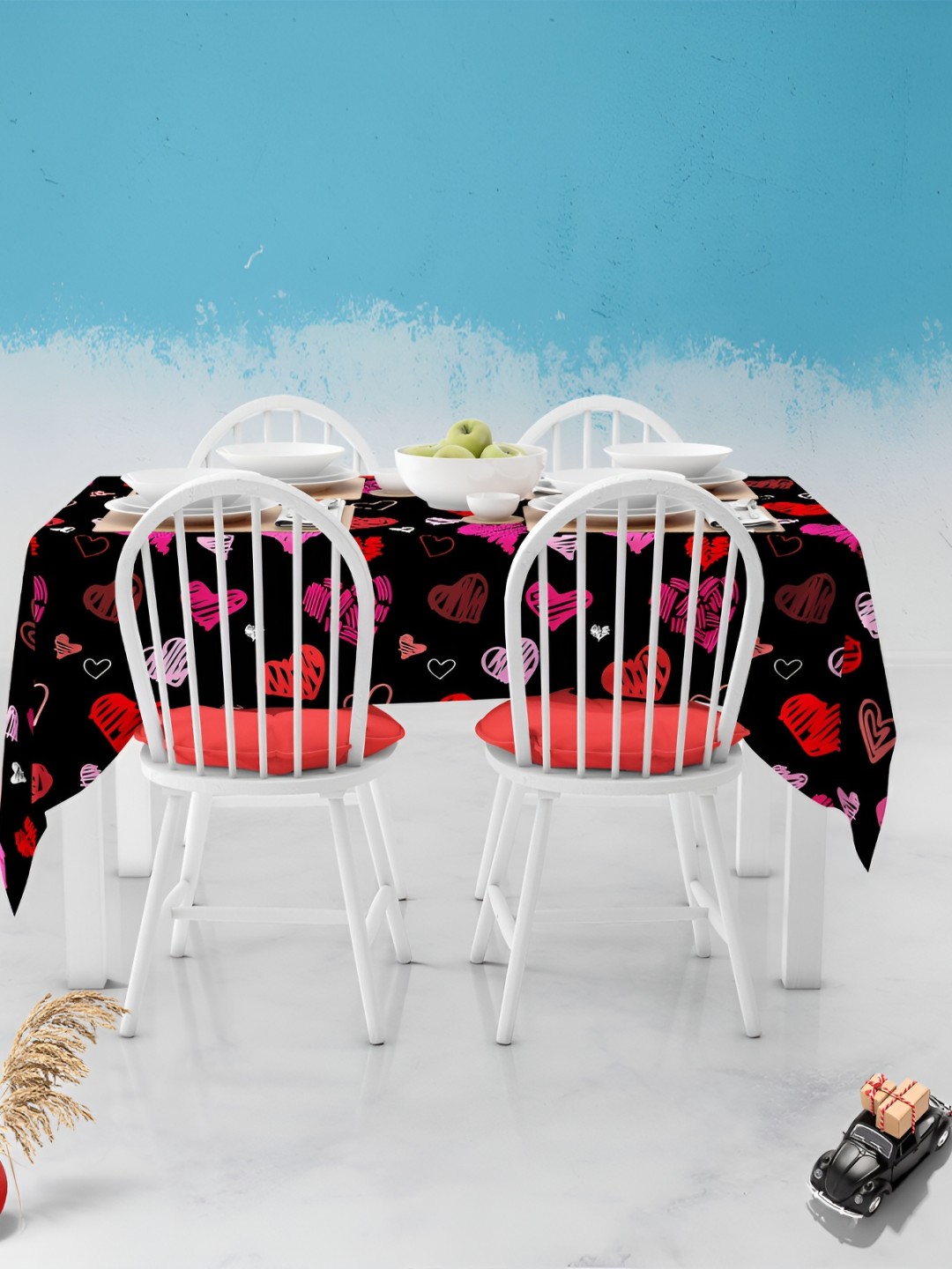 

ArtzFolio Multicoloured Anti-Slip 8-Seater Table Cover, Multi