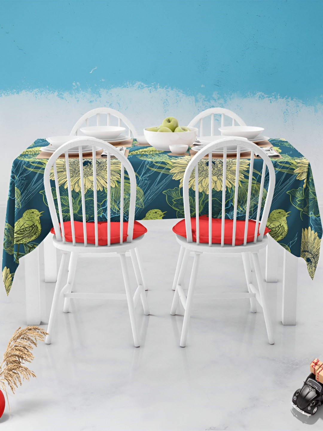 

ArtzFolio Multicoloured Anti-Slip 8-Seater Table Cover, Multi