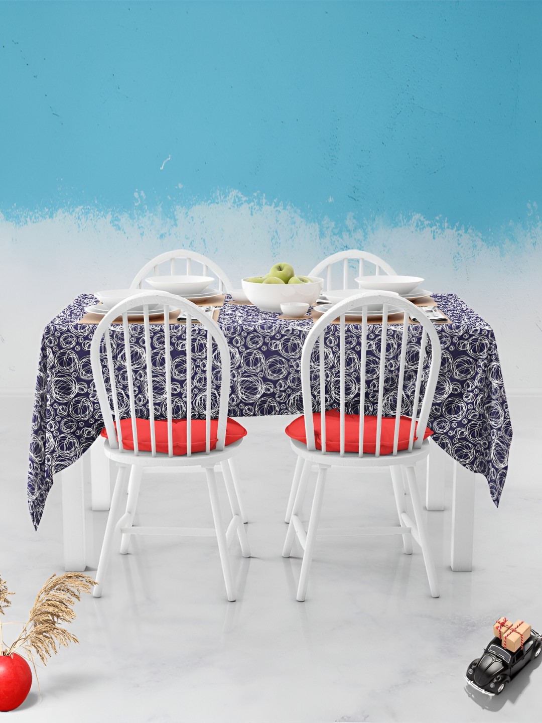 

ArtzFolio Multicoloured Anti-Slip 8-Seater Table Cover, Multi