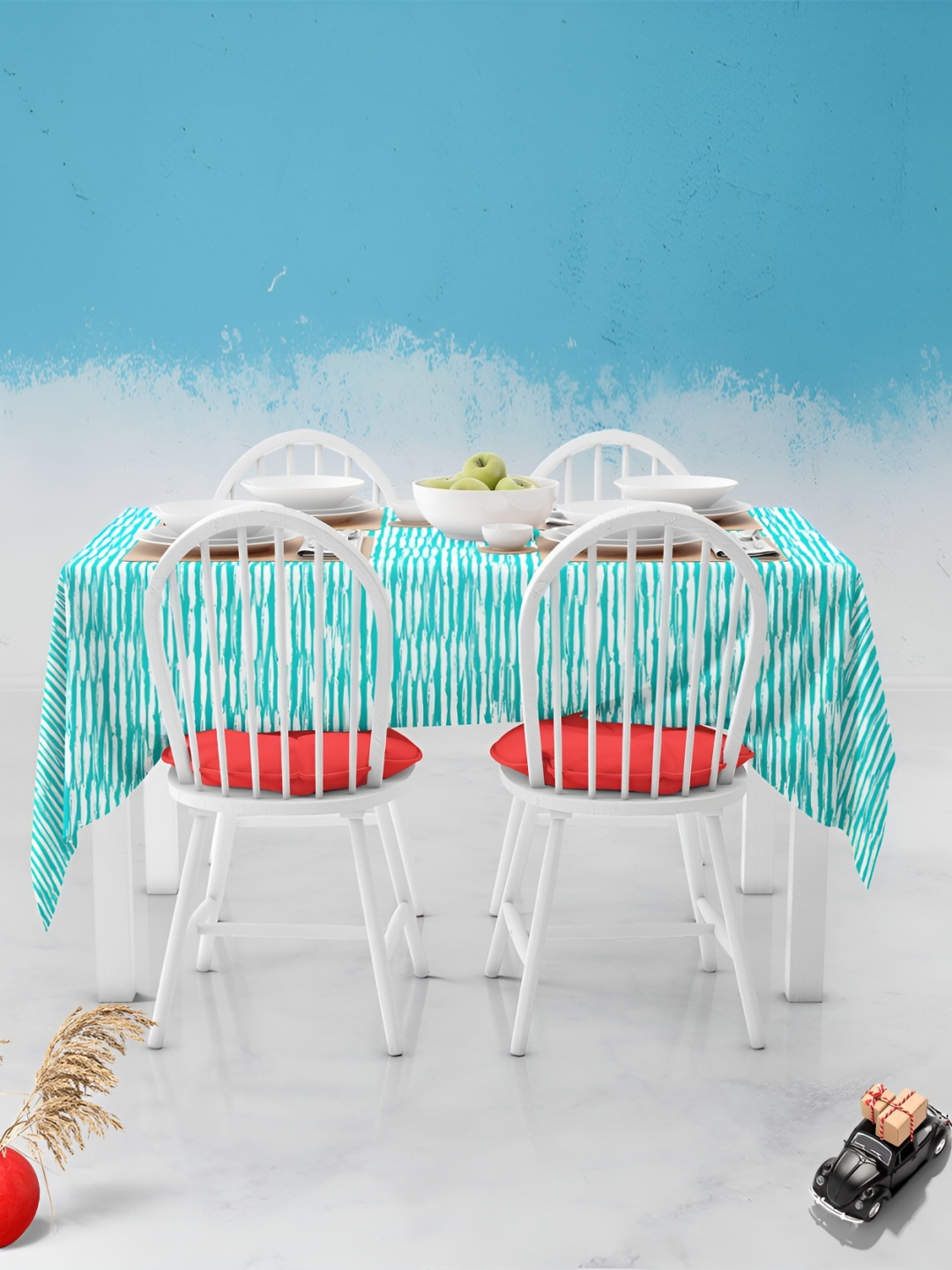 

ArtzFolio Multicoloured Anti-Slip 6-Seater Table Cover, Multi
