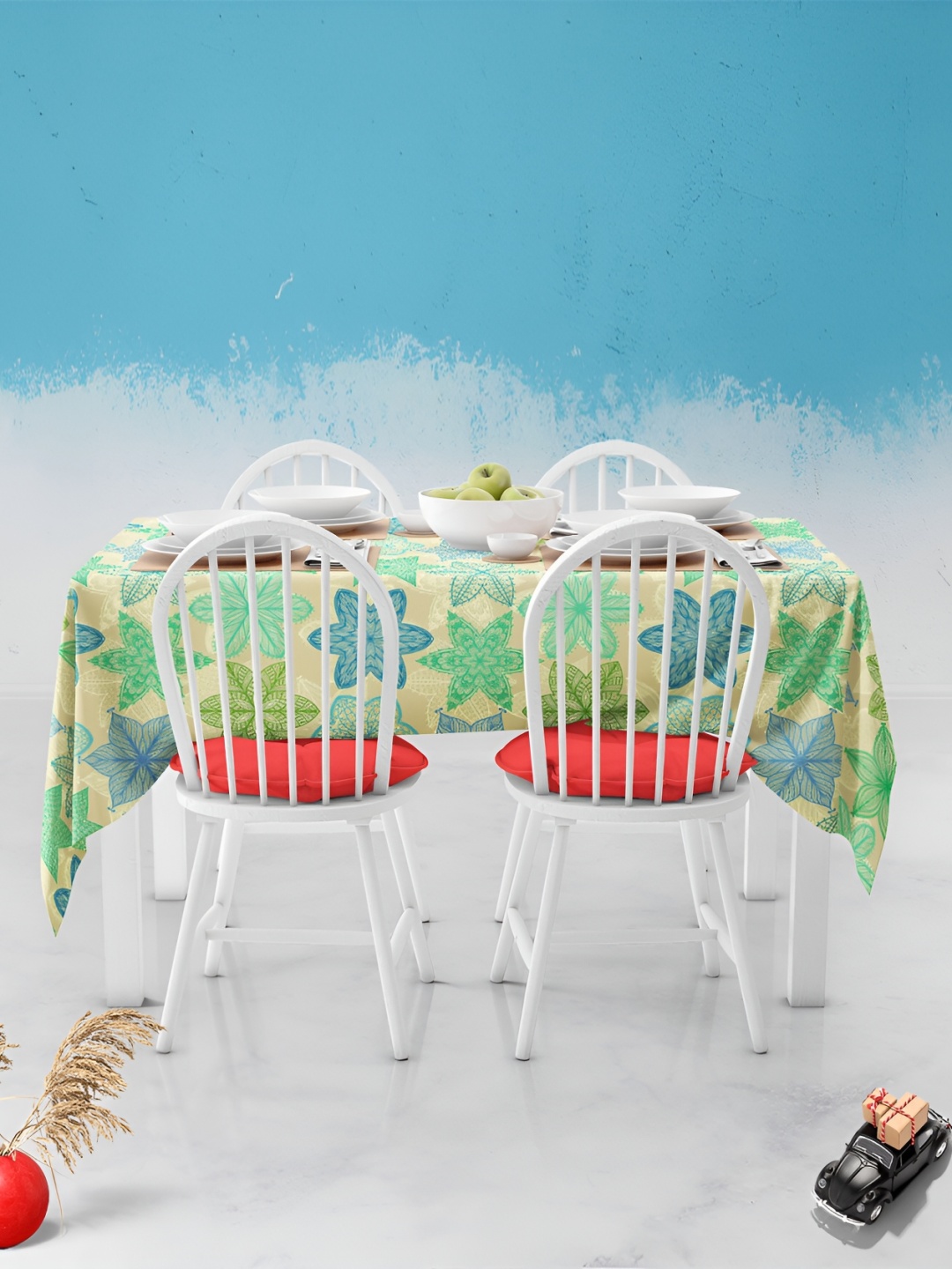 

ArtzFolio Multicoloured Anti-Slip 8-Seater Table Cover, Multi