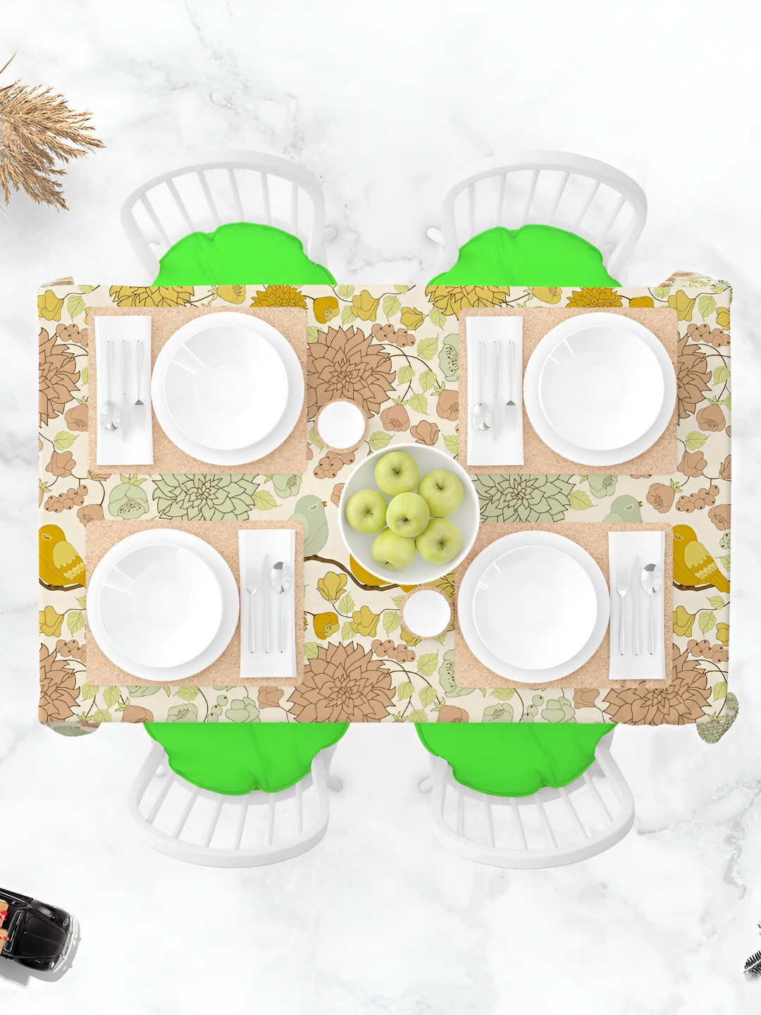 

ArtzFolio Multicoloured Anti-Slip 8-Seater Table Cover, Multi