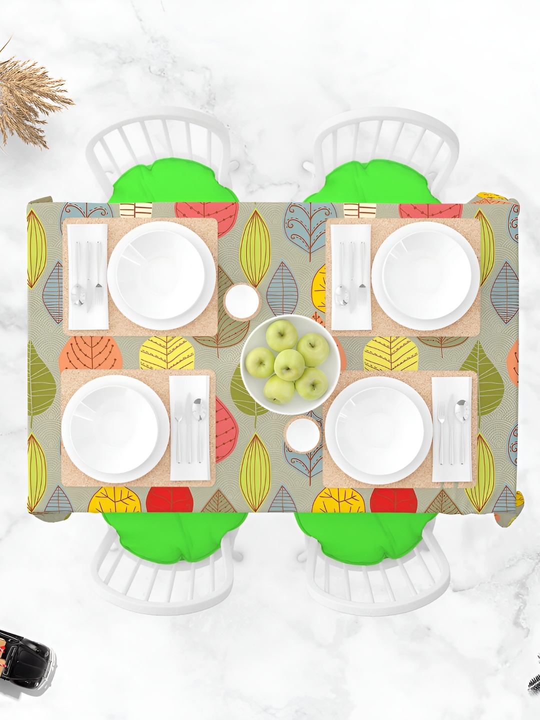

ArtzFolio Multicoloured Anti-Slip 8-Seater Table Cover, Multi