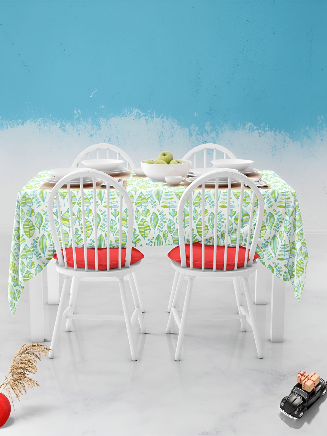 

ArtzFolio Multicoloured Anti-Slip 4-Seater Table Cover, Multi