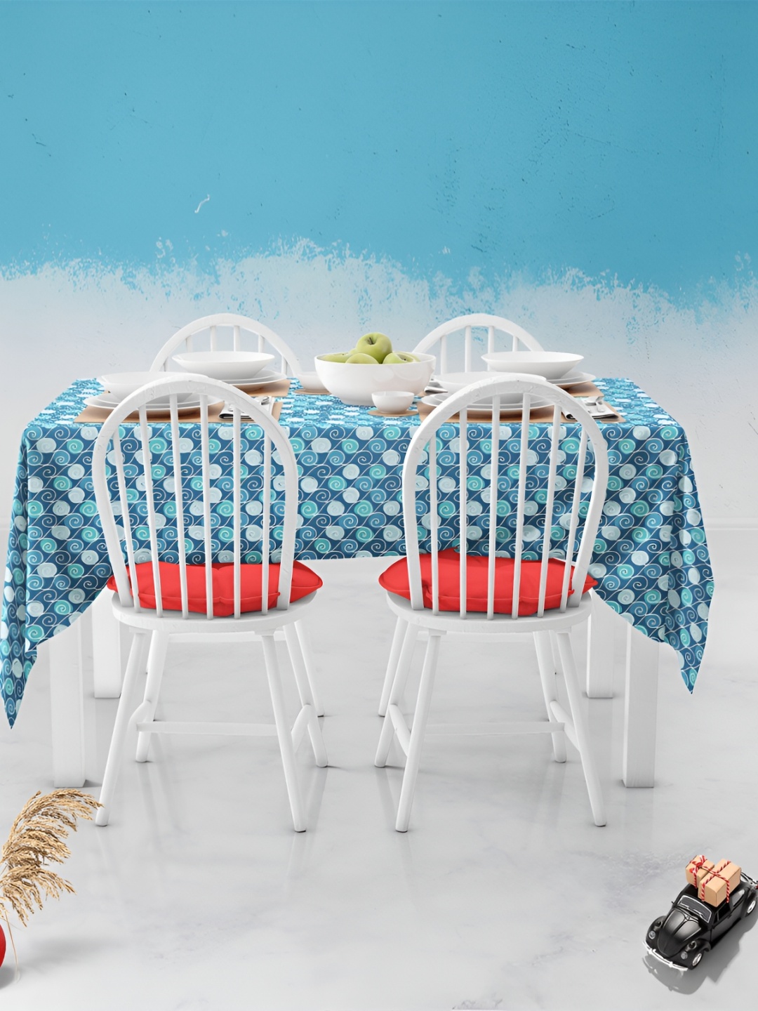 

ArtzFolio Multicoloured Anti-Slip 8-Seater Table Cover, Multi