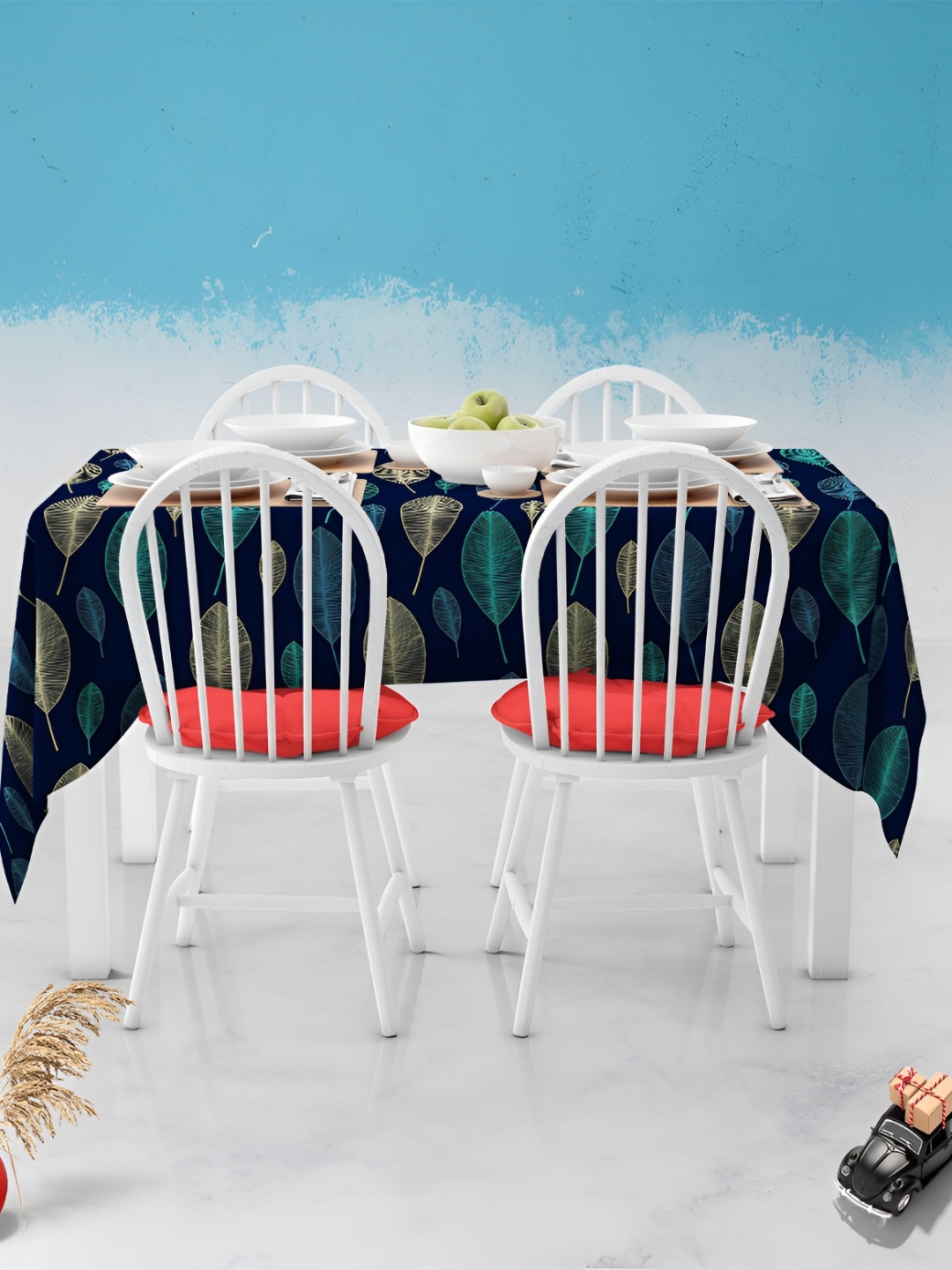 

ArtzFolio Multicoloured Anti-Slip 6-Seater Table Cover, Multi