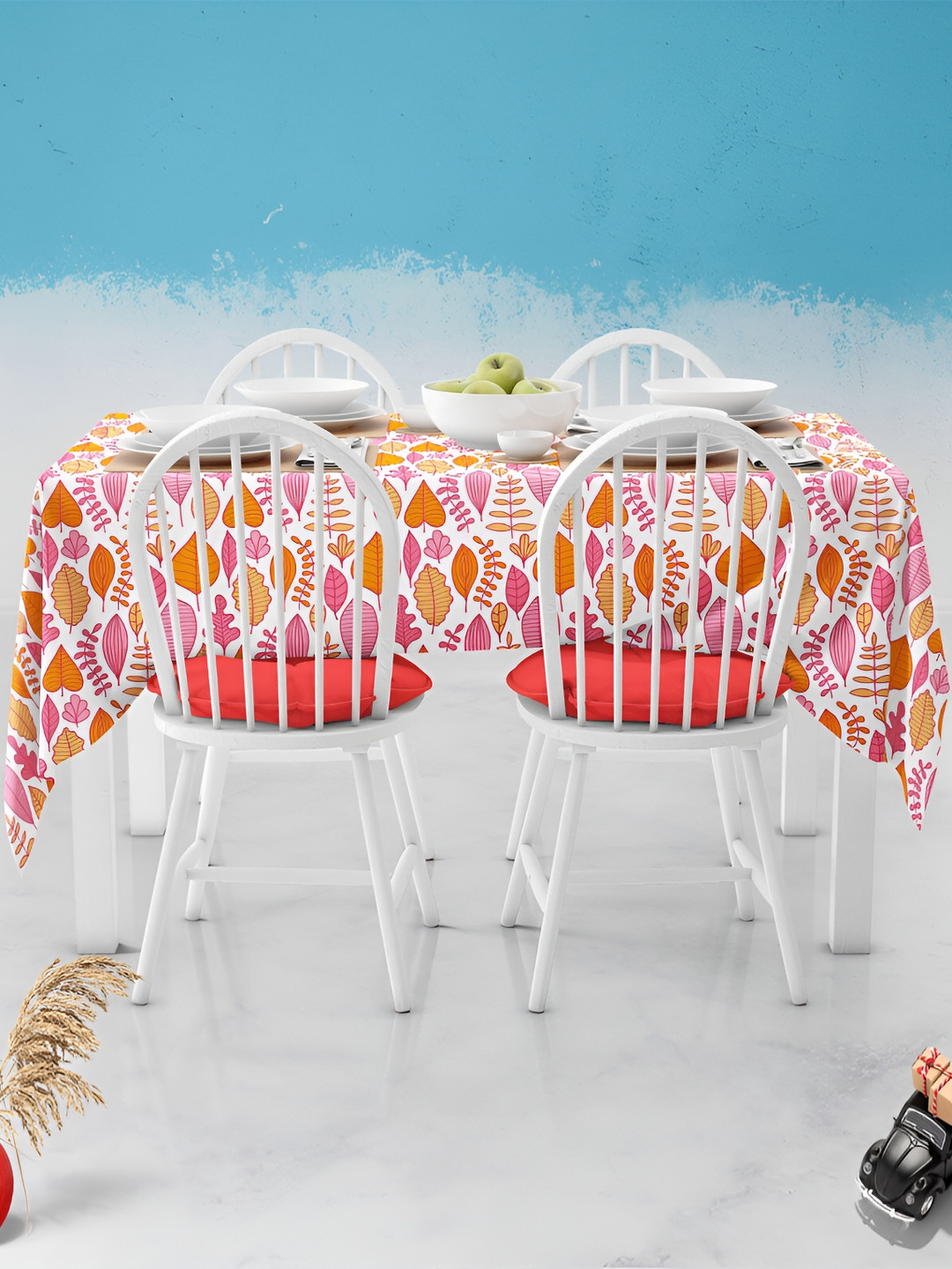 

ArtzFolio Multicoloured Anti-Slip 8-Seater Table Cover, Multi