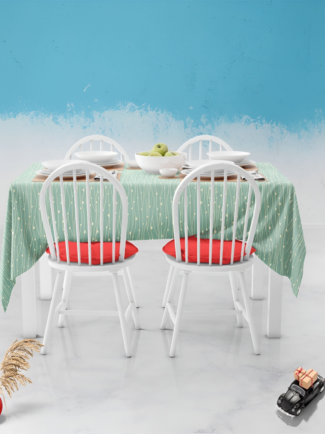 

ArtzFolio Multicoloured Anti-Slip 8-Seater Table Cover, Multi
