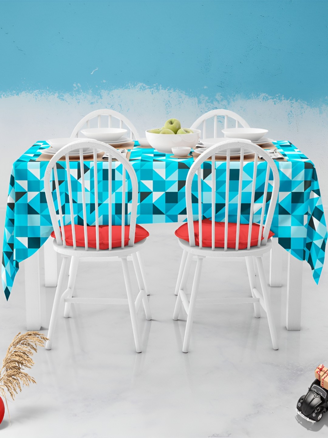 

ArtzFolio Multicoloured Anti-Slip 8-Seater Table Cover, Multi