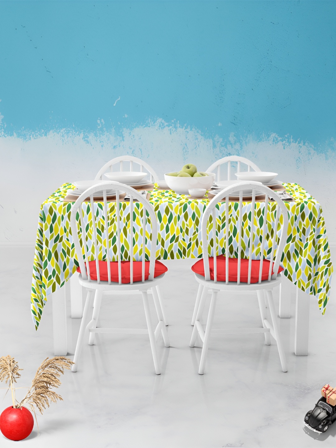 

ArtzFolio Multicoloured Anti-Slip 6-Seater Table Cover, Multi