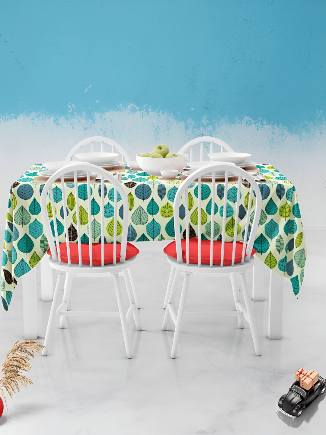 

ArtzFolio Multicoloured Anti-Slip 8-Seater Table Cover, Multi