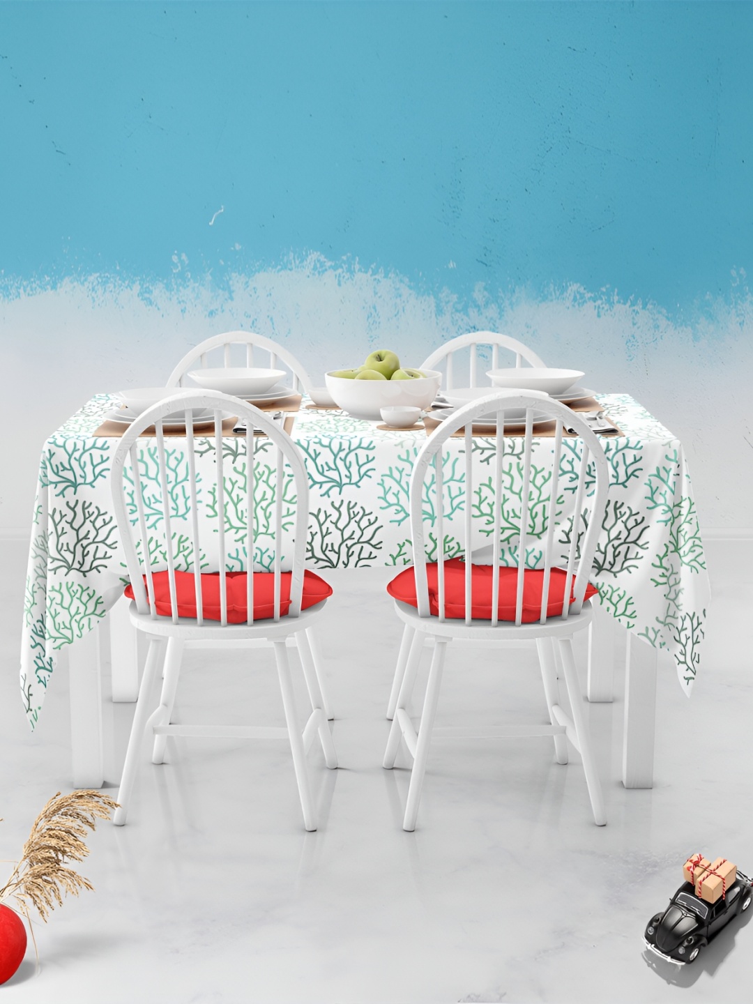 

ArtzFolio Multicoloured Anti-Slip 6-Seater Table Cover, Multi