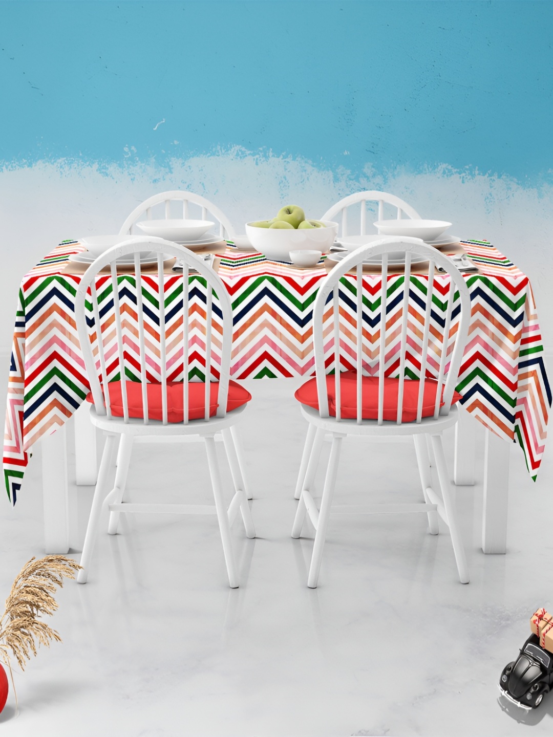 

ArtzFolio Multicoloured Anti-Slip 8-Seater Table Cover, Multi