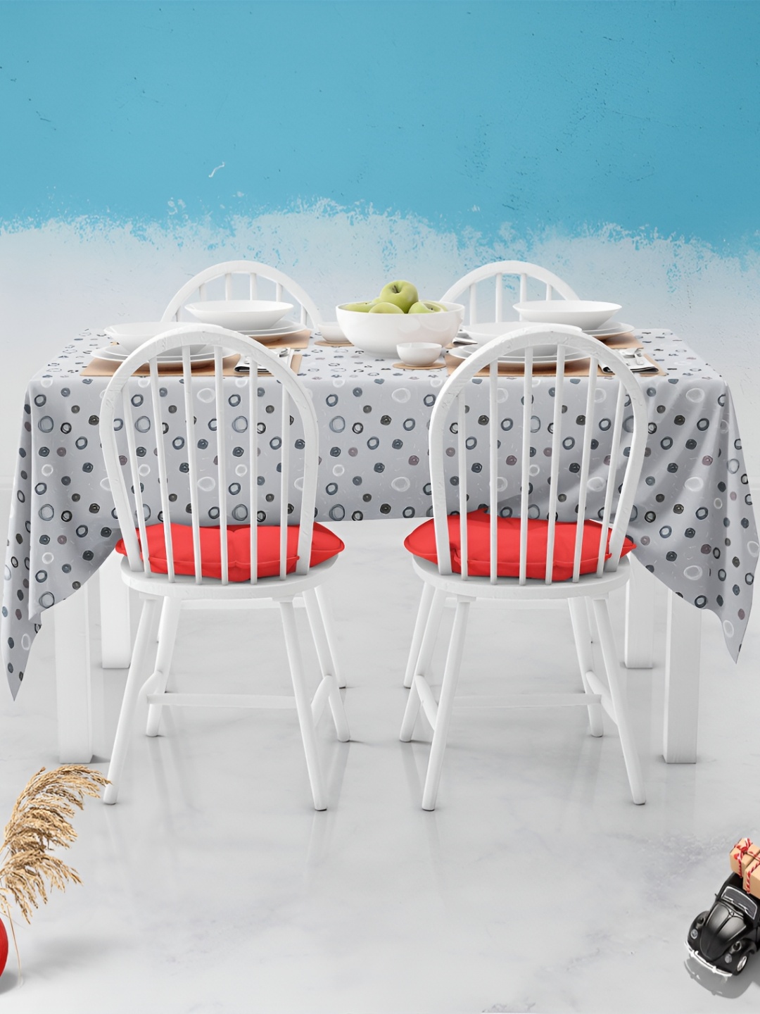 

ArtzFolio Multicoloured Anti-Slip 8-Seater Table Cover, Multi
