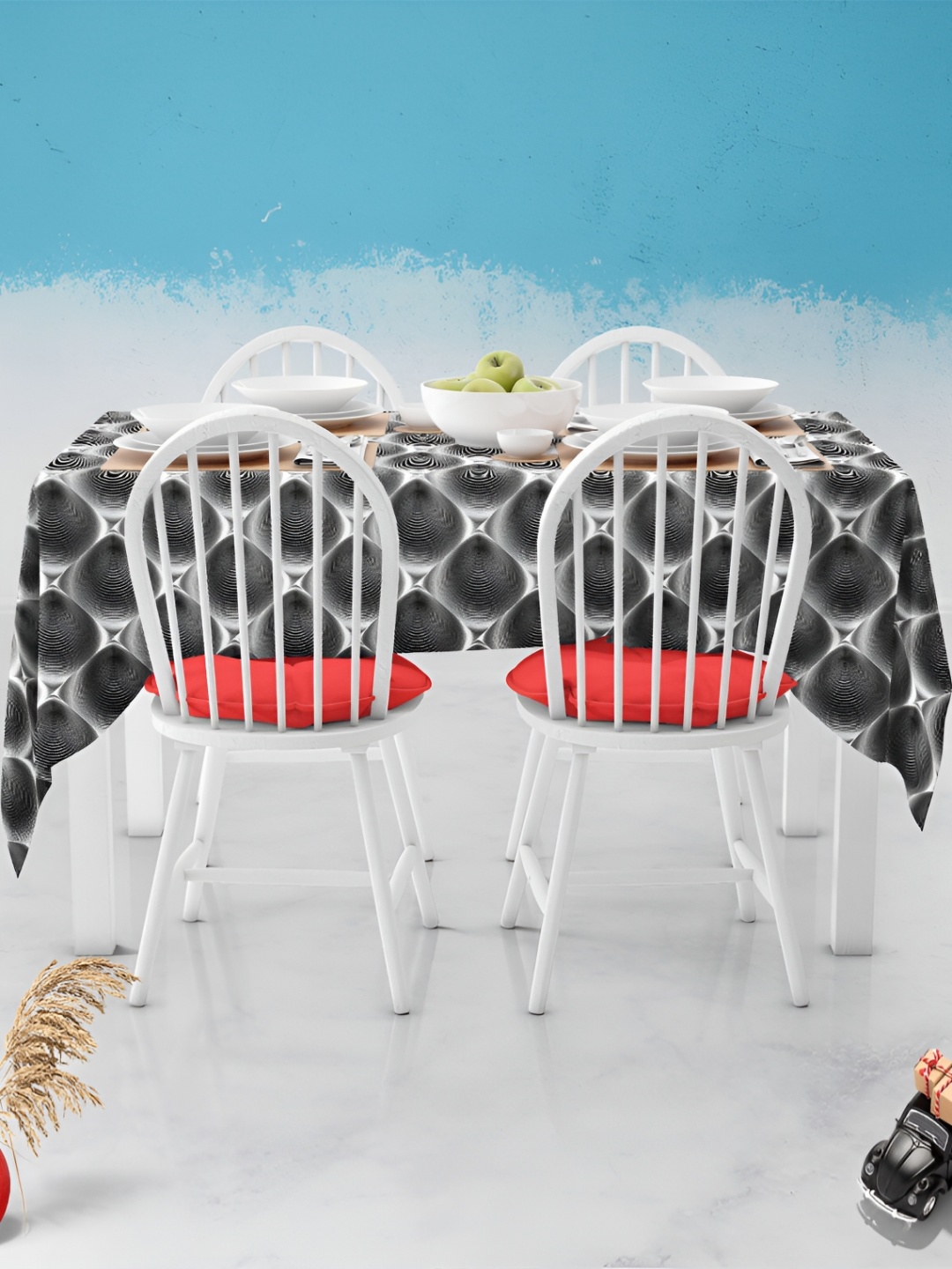 

ArtzFolio Multicoloured Anti-Slip 8-Seater Table Cover, Multi