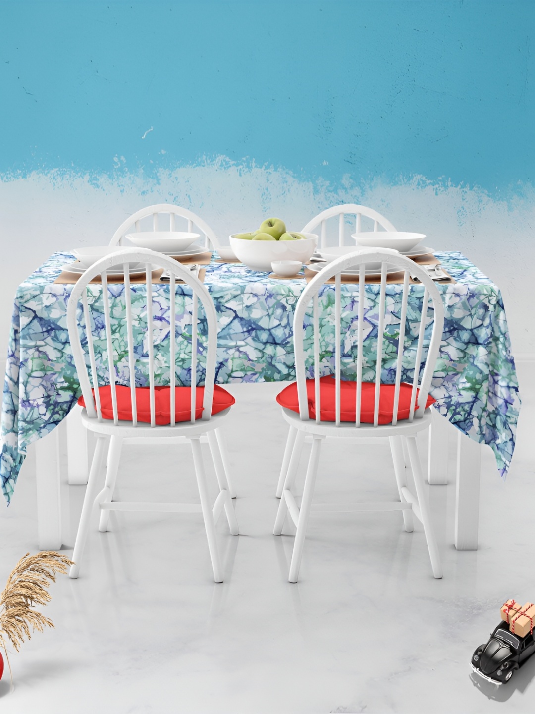 

ArtzFolio Multicoloured Anti-Slip 8-Seater Table Cover, Multi