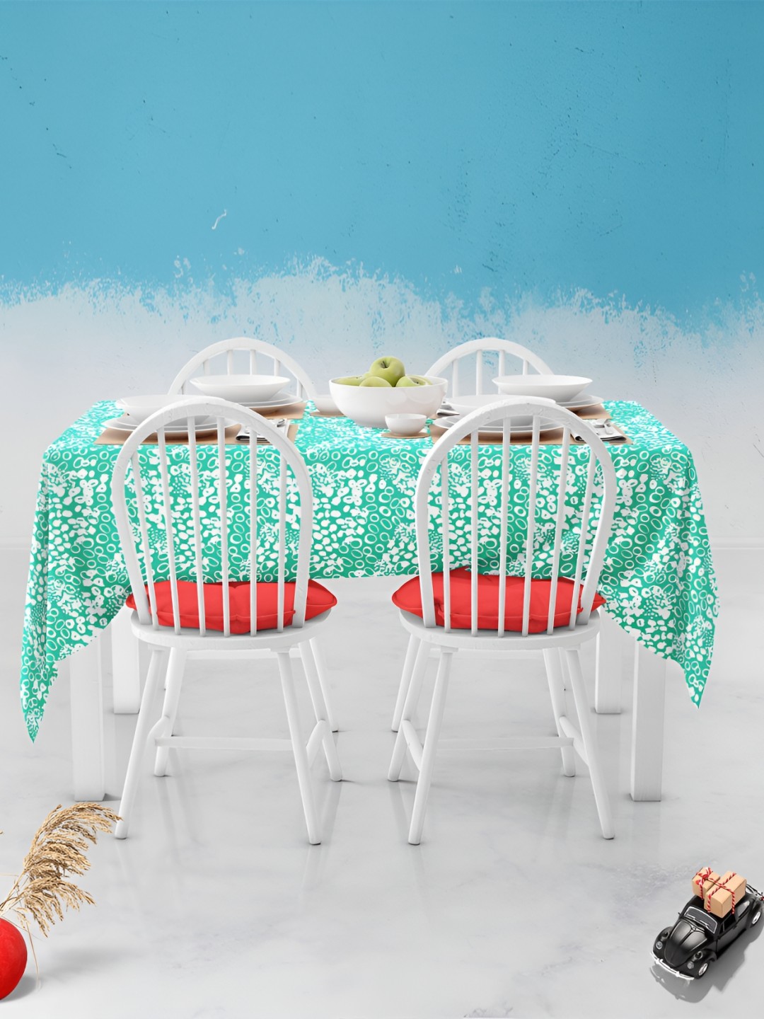 

ArtzFolio Multicoloured Anti-Slip 8-Seater Table Cover, Multi