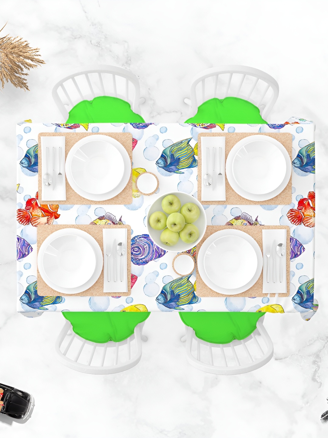 

ArtzFolio Multicoloured Anti-Slip 8-Seater Table Cover, Multi