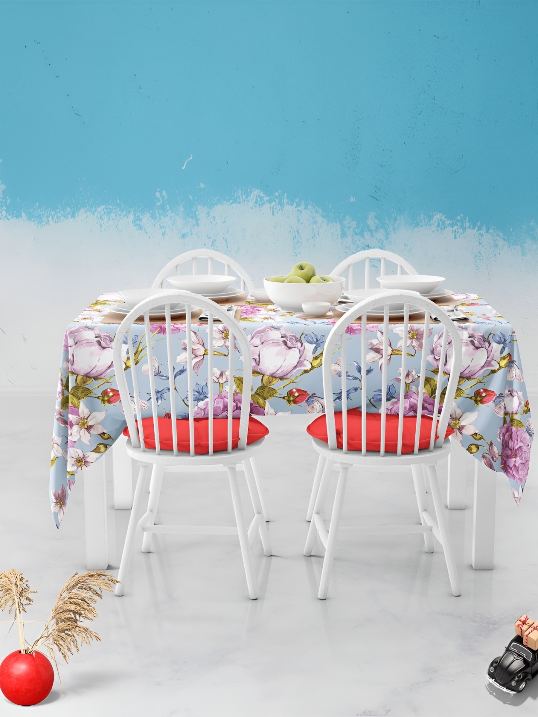 

ArtzFolio Multicoloured Anti-Slip 8-Seater Table Cover, Multi