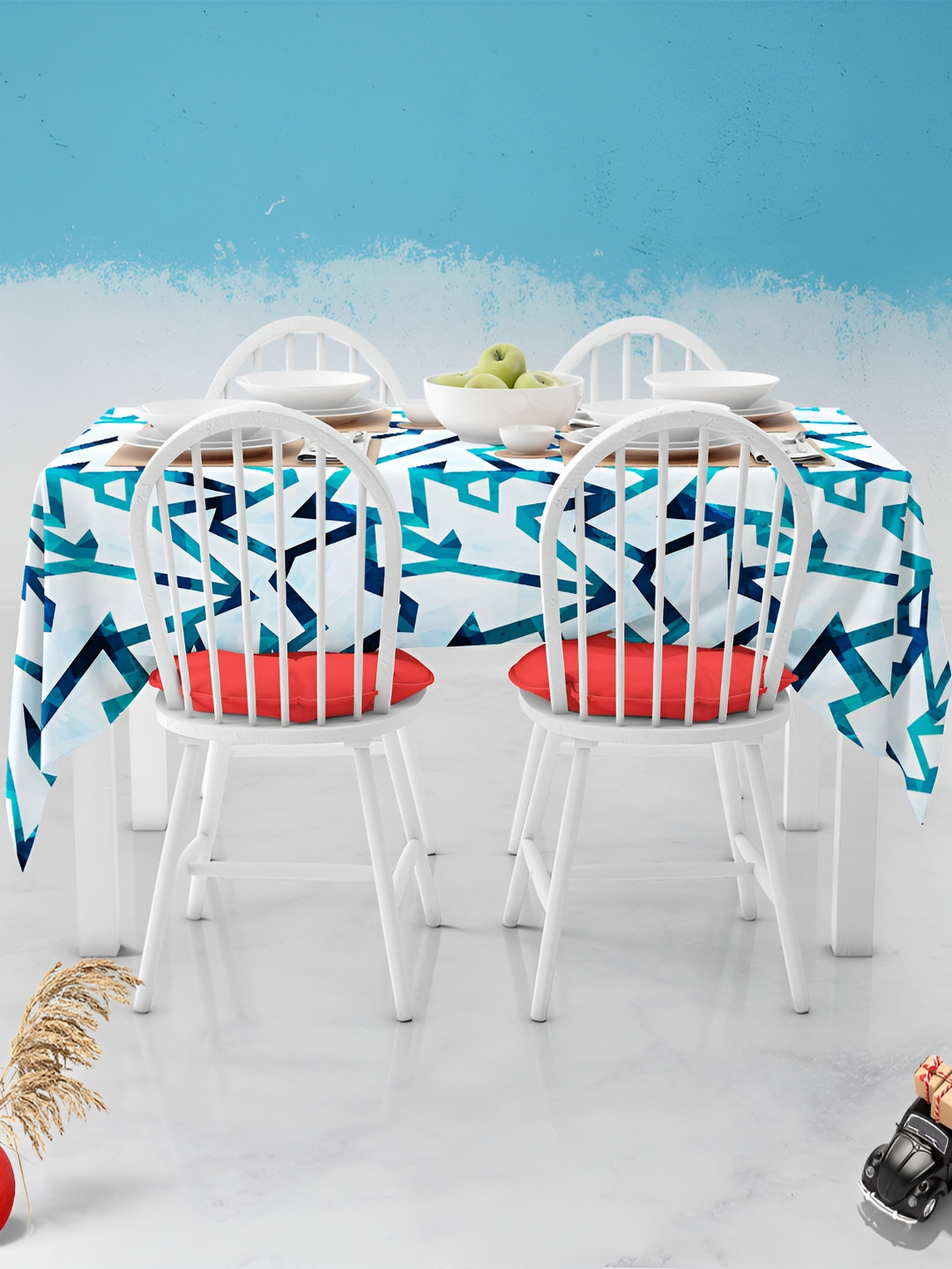 

ArtzFolio Multicoloured Anti-Slip 8-Seater Table Cover, Multi