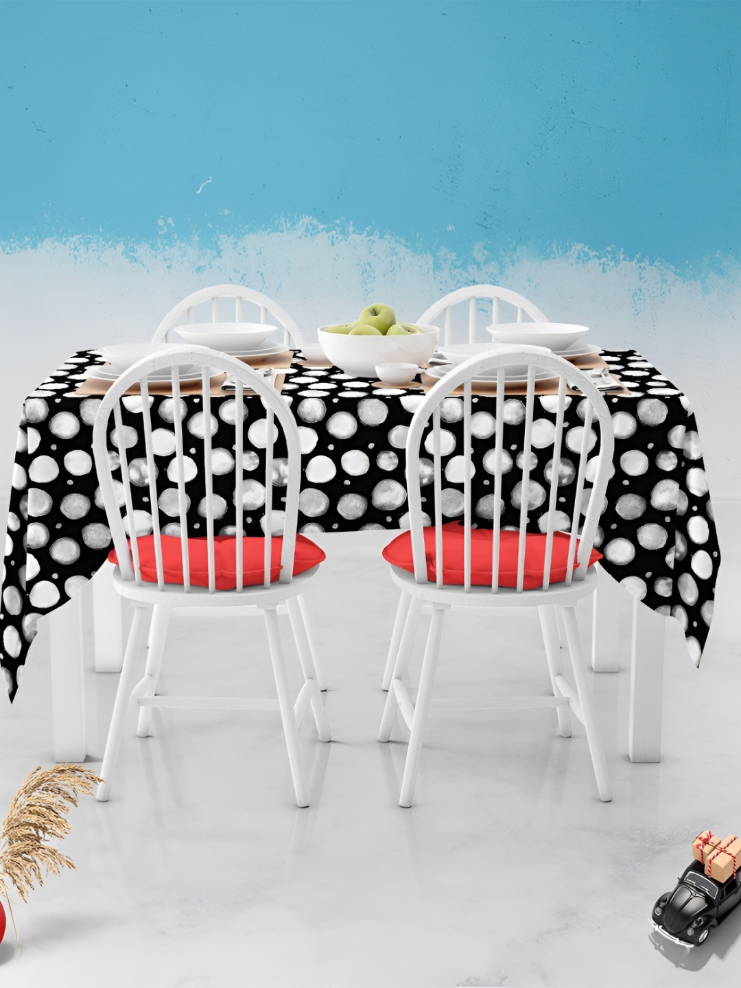 

ArtzFolio Multicoloured Anti-Slip 6-Seater Table Cover, Multi