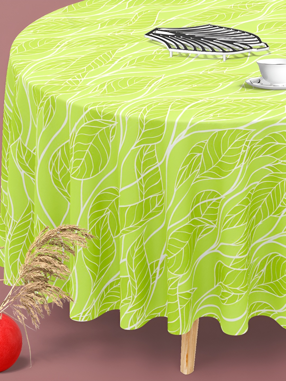 

ArtzFolio Multicoloured Anti-Slip Round 6-Seater Table Cover, Multi
