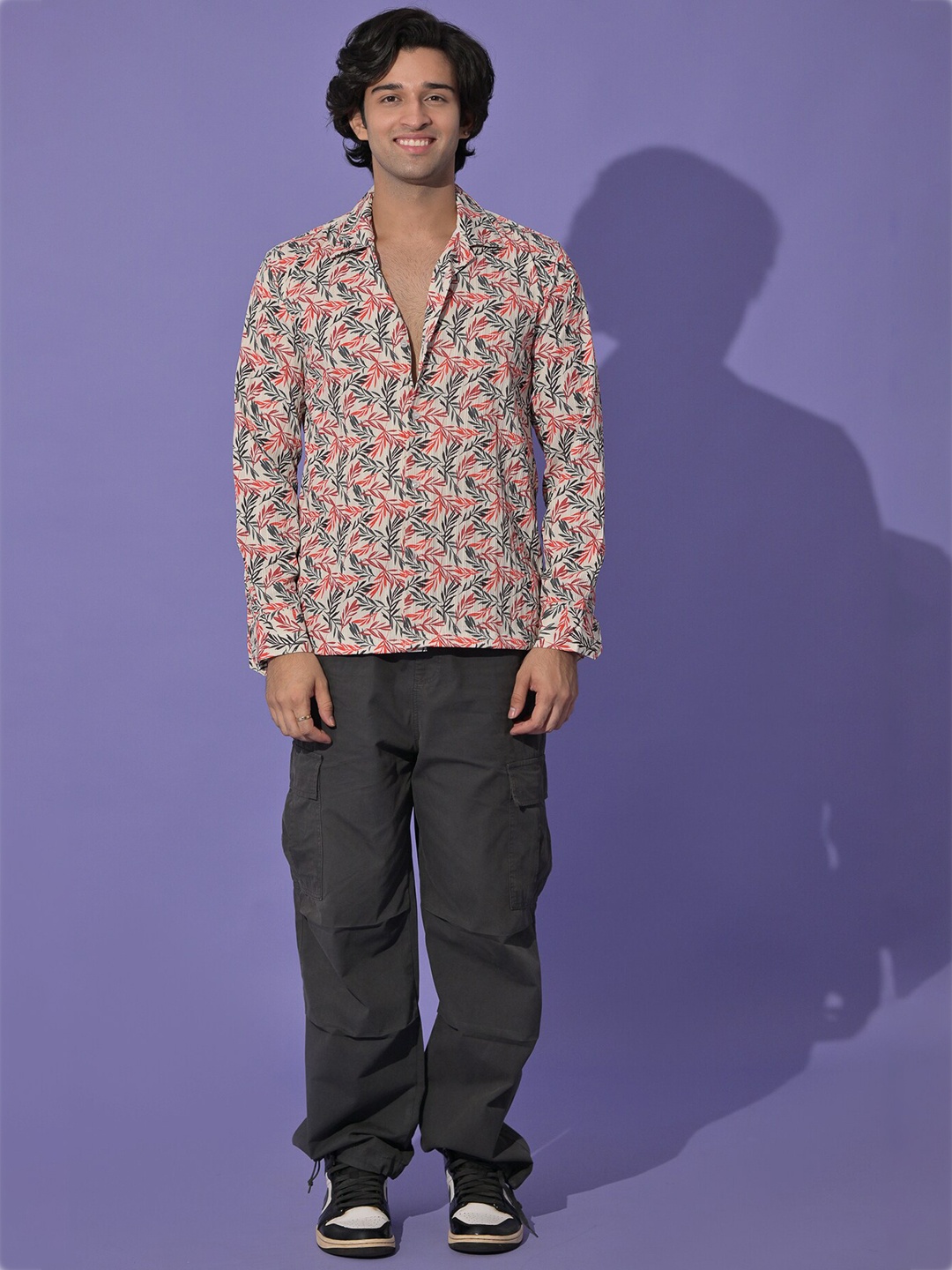 

PIRAMYD CLUB Men Classic Opaque Printed Casual Shirt, Multi