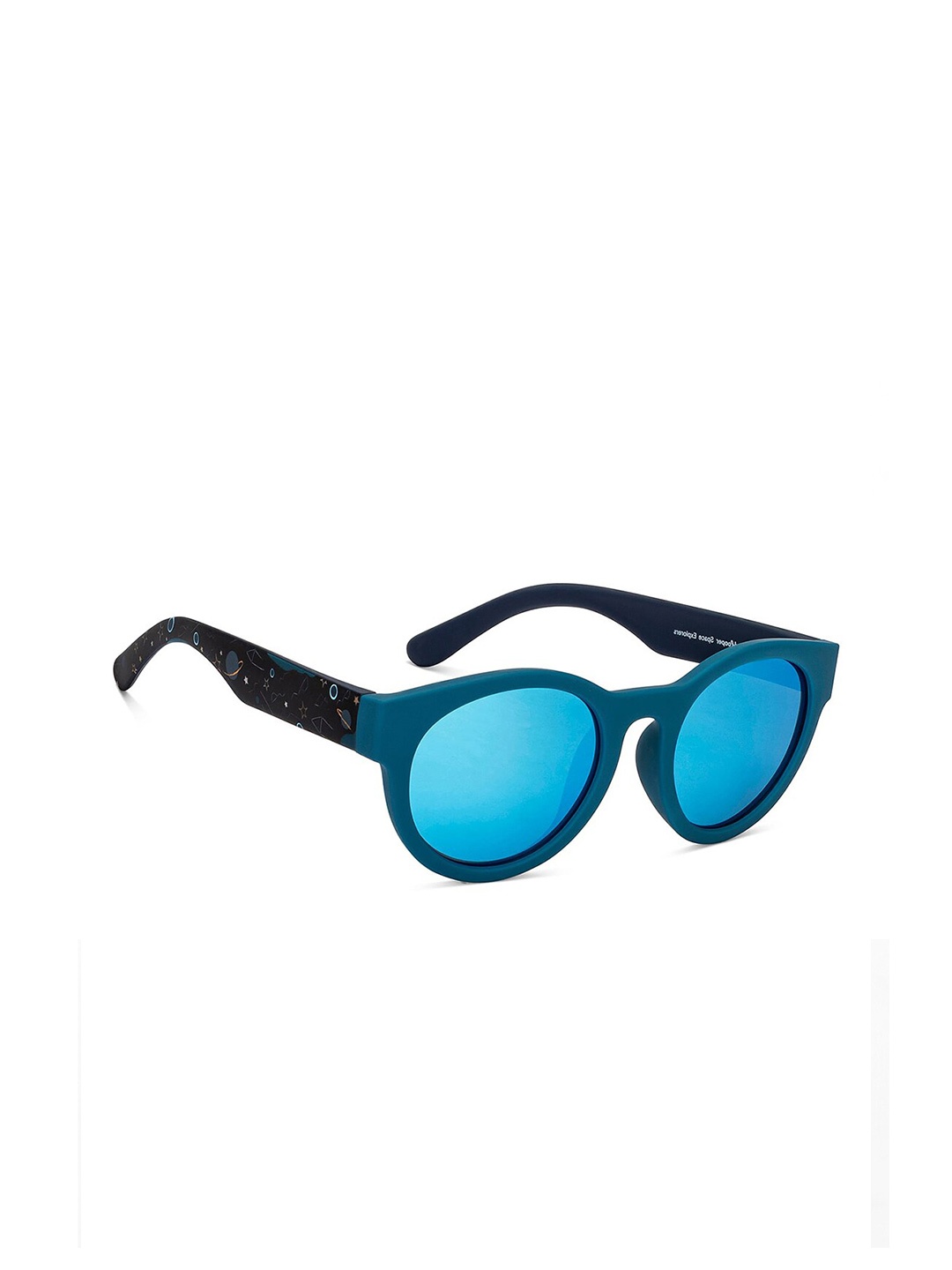 

Hooper by Lenskart Kids Round Sunglasses with Polarised and UV Protected Lens, Blue
