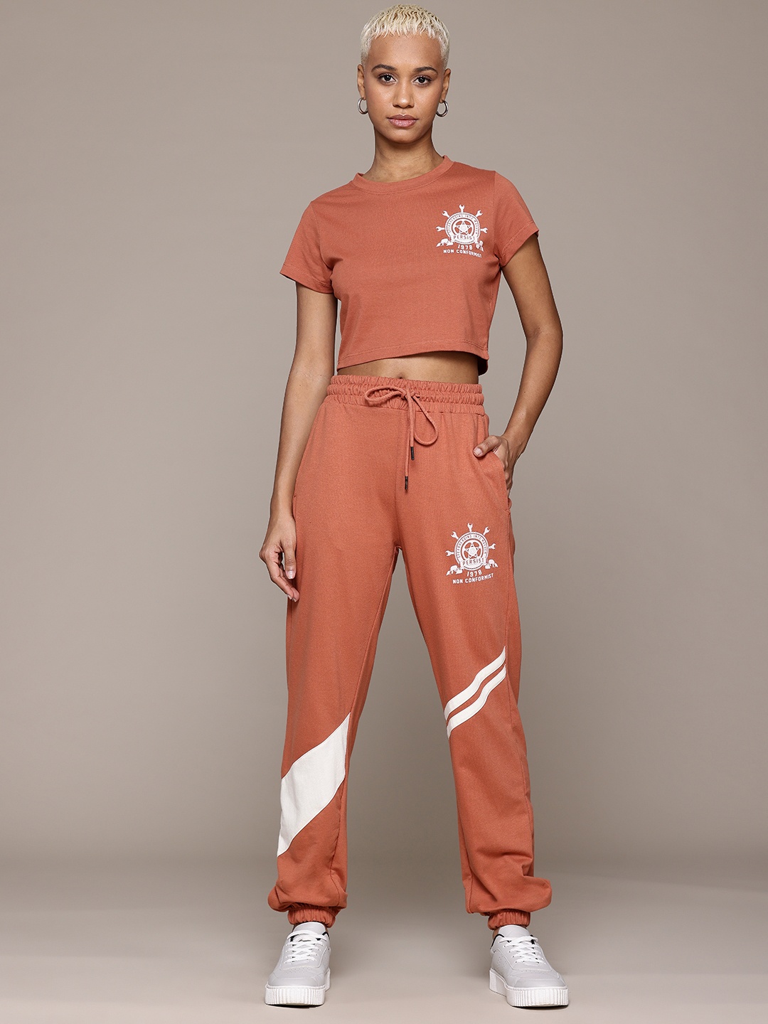 

The Roadster Lifestyle Co. Printed Co-Ords, Rust