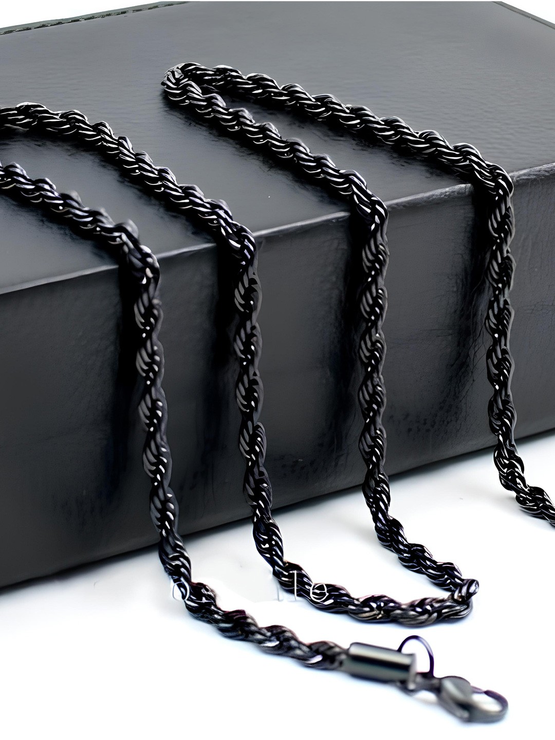 

KARISHMA KREATIONS Set Of 2 Unisex Stainless Steel Silver-Plated Chains