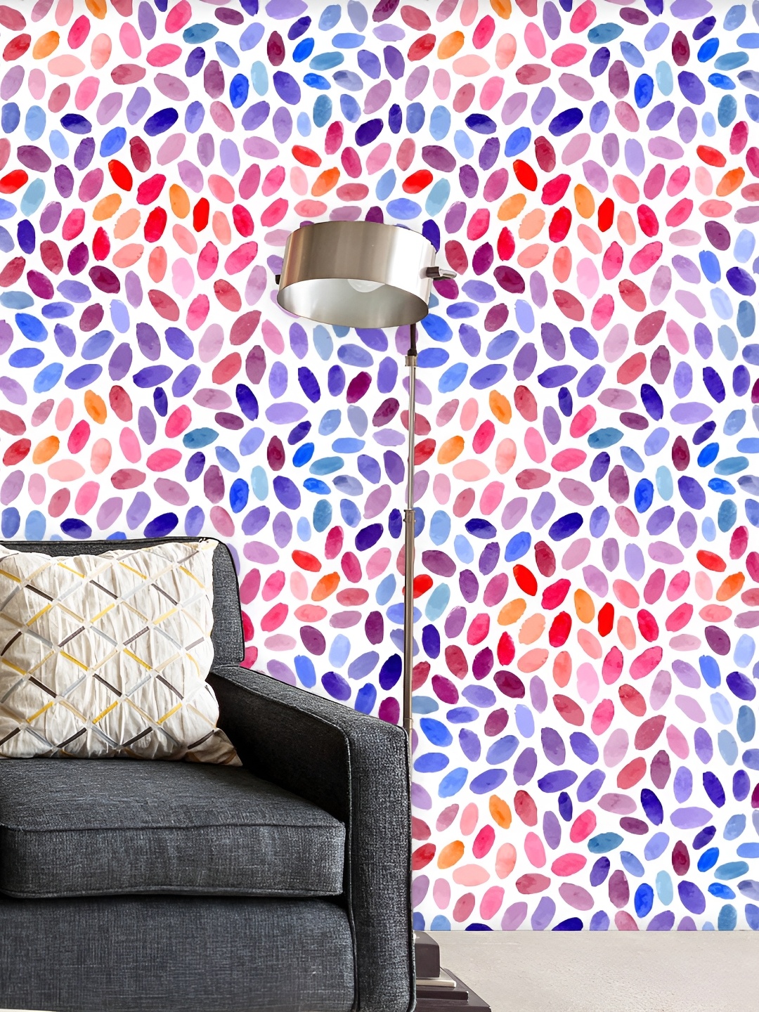 

ArtzFolio Blue & White Self-Adhesive Peel & Stick Wallpaper