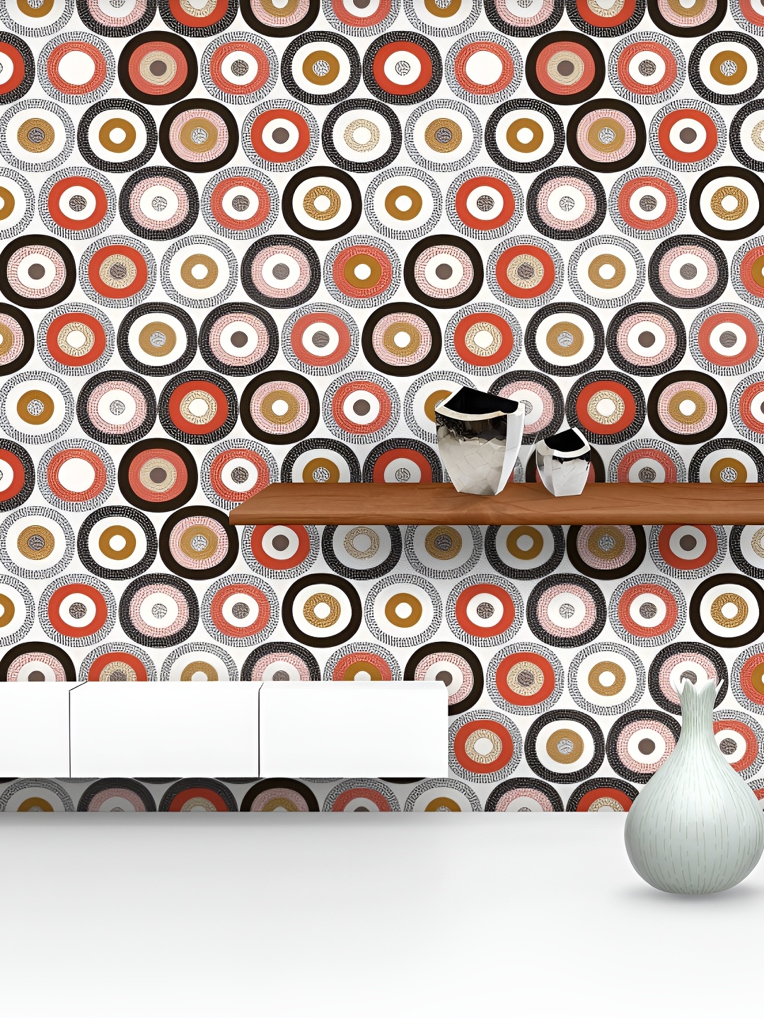 

ArtzFolio White & Black Printed Self Adhesive Wallpaper