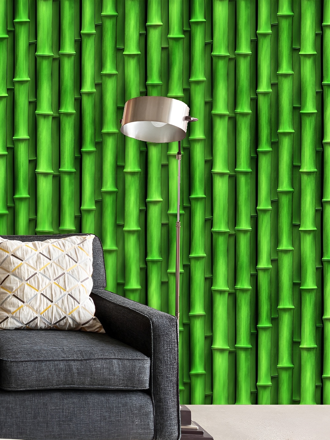 

ArtzFolio Green Printed Self-adhesive Water-Resistant Wallpaper