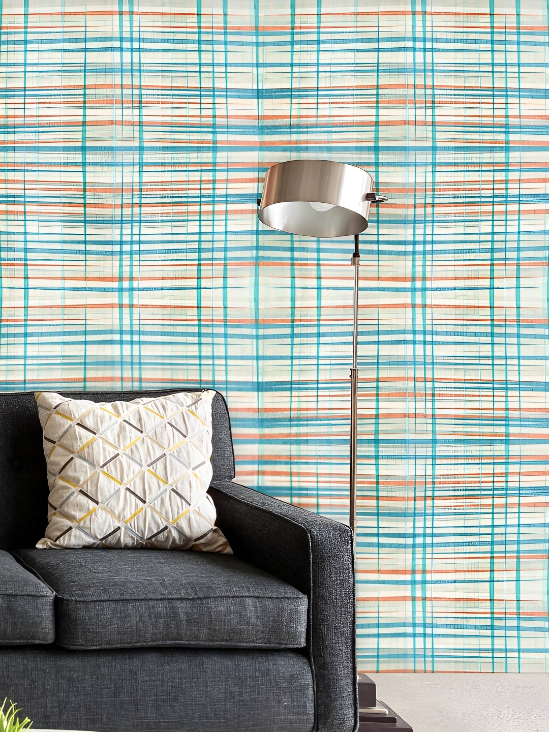 

ArtzFolio Blue Printed Self-Adhesive Wallpaper