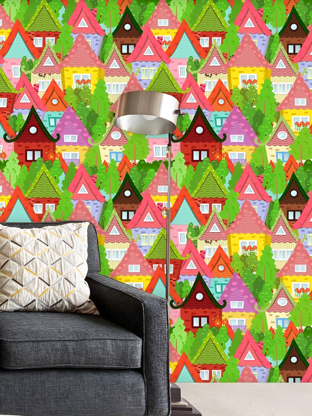 

ArtzFolio Green Printed Peel & Stick Self-Adhesive Wall Sticker