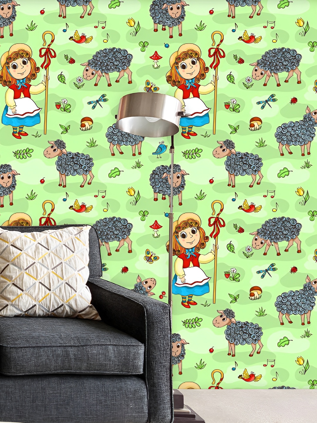 

ArtzFolio Green Printed Self Adhesive Decals & Stickers