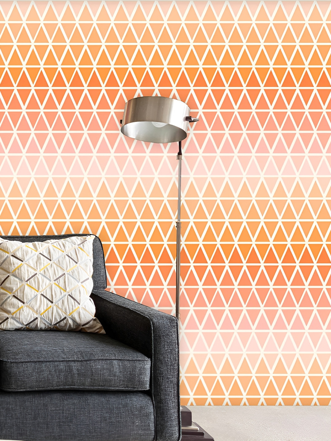 

ArtzFolio Orange & Rose colored Printed Peel & Stick Wall Decal