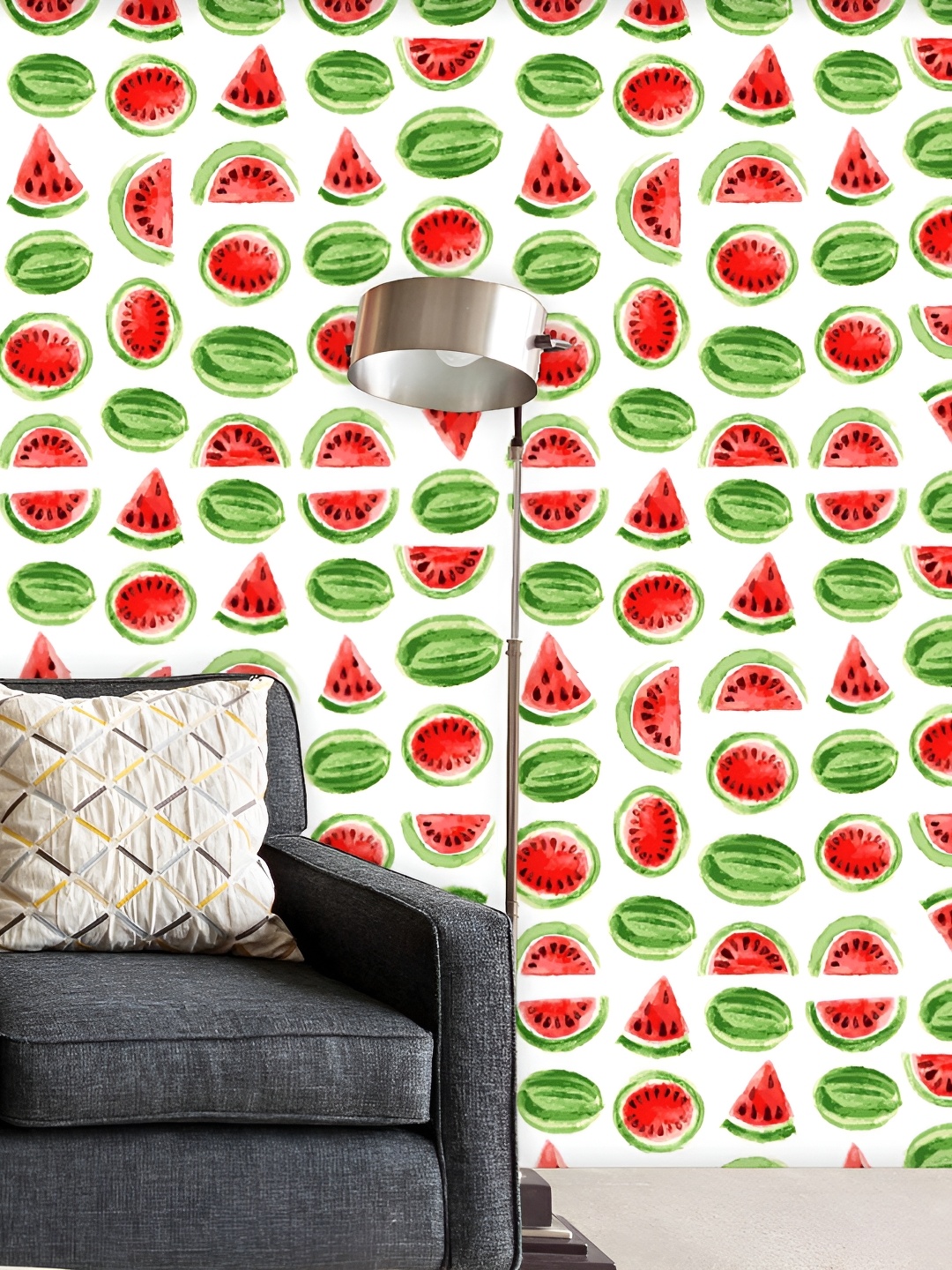 

ArtzFolio White & Green Printed Self Adhesive Wallpaper